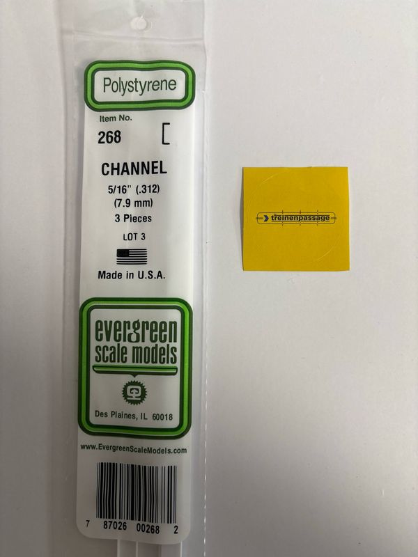 Evergreen 268 - U-profiel - 7,9