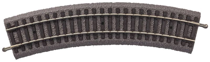 Piko 55411 - R1 | Gebogen rail met bedding