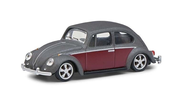 Schuco 1:64 -  VW Kever Lowrider, matt grijs metallic