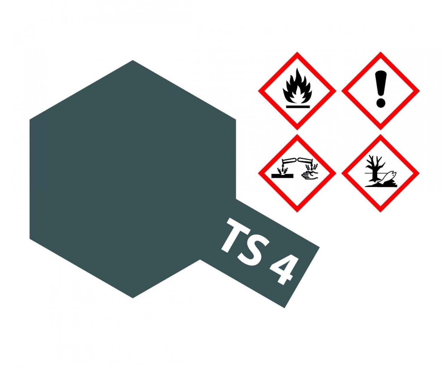 Tamiya TS-4 - German Grey Flat