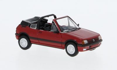 PCX 1:87 - Peugeot 205 Cabriolet, rood, 1986
