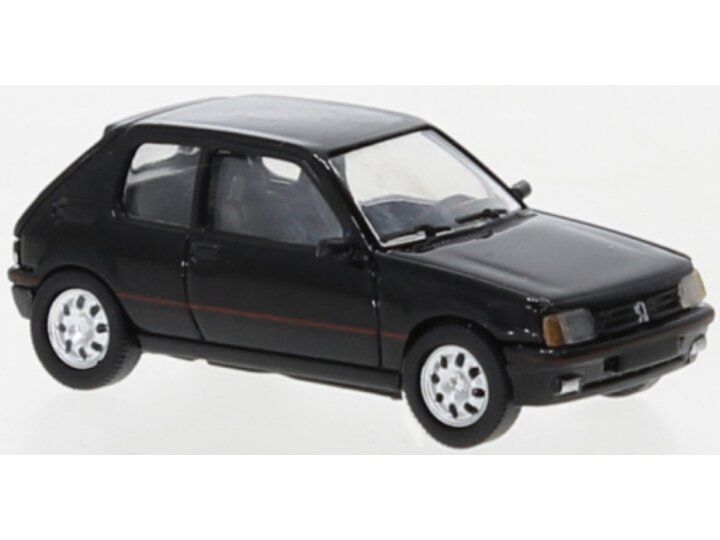 PCX 1:87 -  Peugeot 205 GTI, zwart, 1987