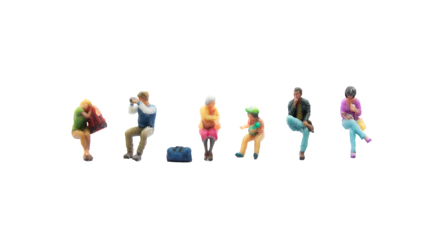 NOCH 35320 - N | Zittende reizigers (6 figuren)