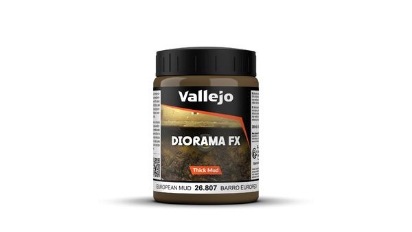 Vallejo 26.807 - Diorama FX | Thick Mud Europees bruin