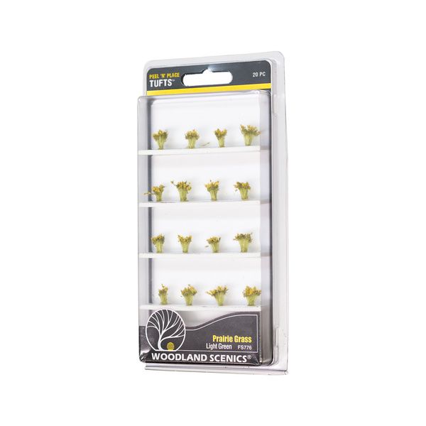 Woodland FS776 - Light Green Grass Tufts