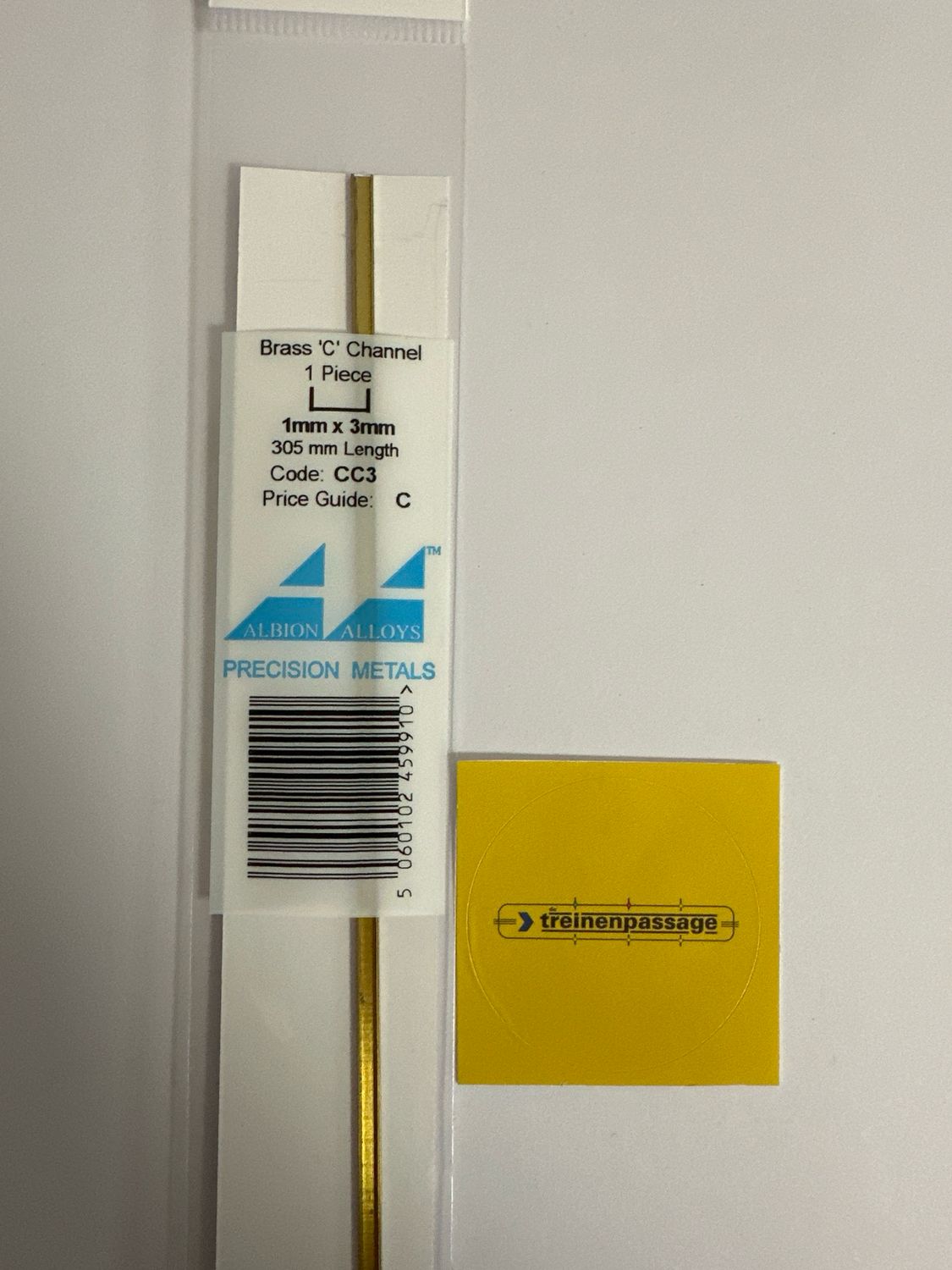 Albion CC3 - MESSING C PROF. 1mm x 3.0mm x 1mm