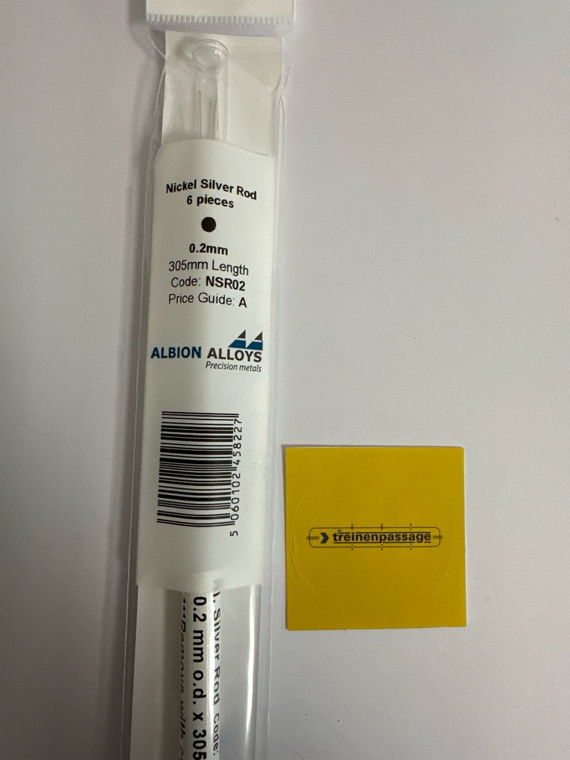 Albion NSR02 - NIKKEL ZILVER 0,20mm