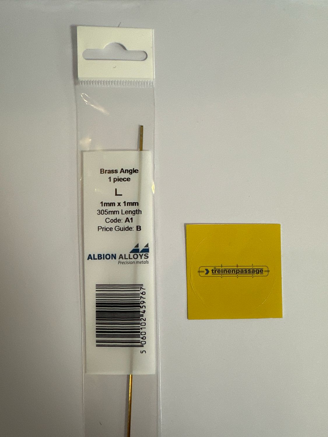 Albion A1 - MESSING L PROF. 1mm x 1mm