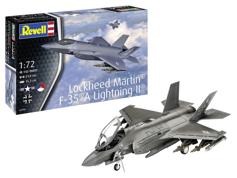 Revell 03799 -  Lockheed Martin® F-35®A Lightning II® (NL decals)1:72