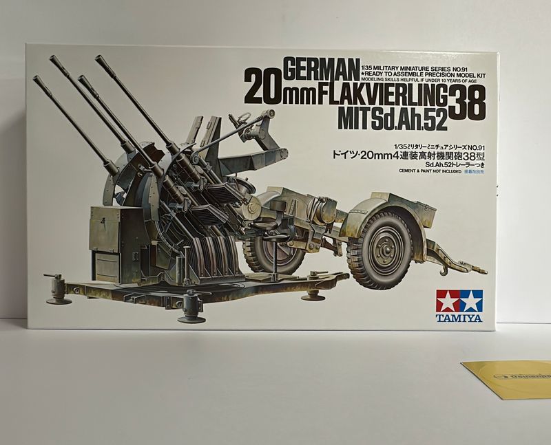 Tamiya 35091 - Ger. 20mm Flakvierling 38 1:35