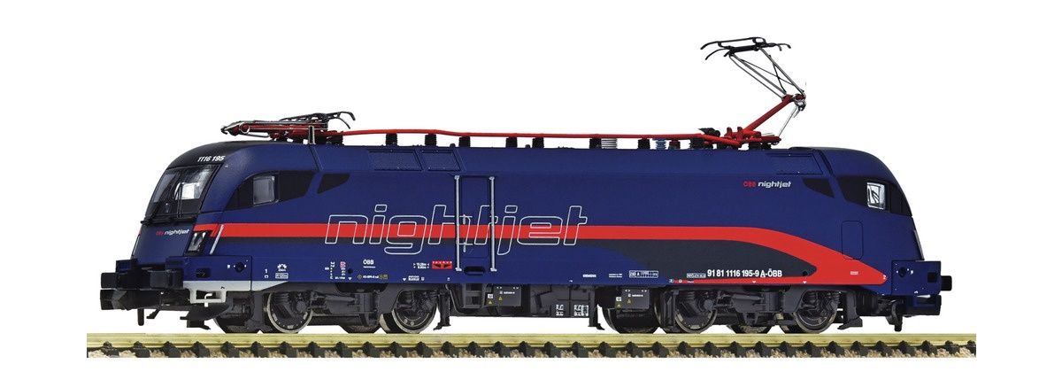 Fleischmann 7570039 - Elektrolokomotive 1116 195-9 „Nightjet“, ÖBB N