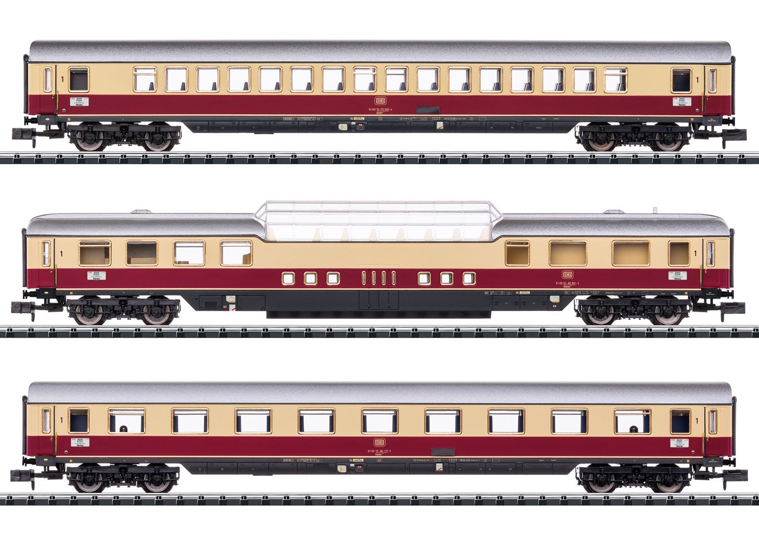 Minitrix  15368 - Wagen-Set „TEE Rheinpfeil“ N, MHI