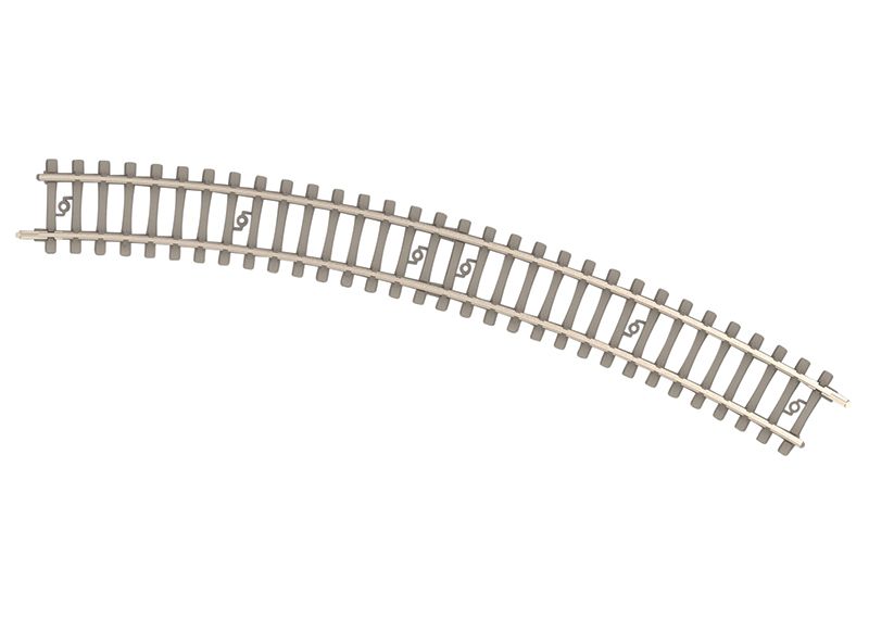 Minitrix 14510 - R2a | Gebogen spoor met betondwarsliggers (261.8 mm)