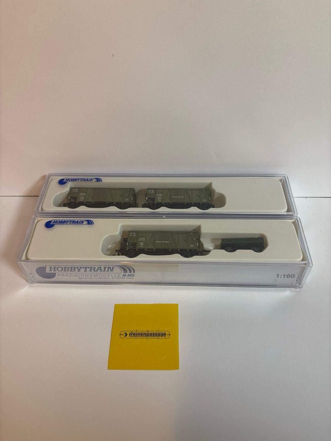 Hobbytrain H24204 - Wehrmacht goederenwagons set 3 delig Oppeln/GMS II  N