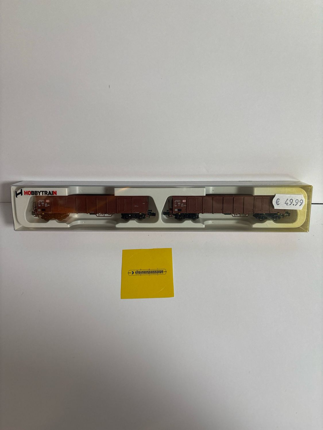 Hobbytrain H23405 - Open goederenwagon Eanos-X 052 mit, Br. B. DB DG Y-25, V N