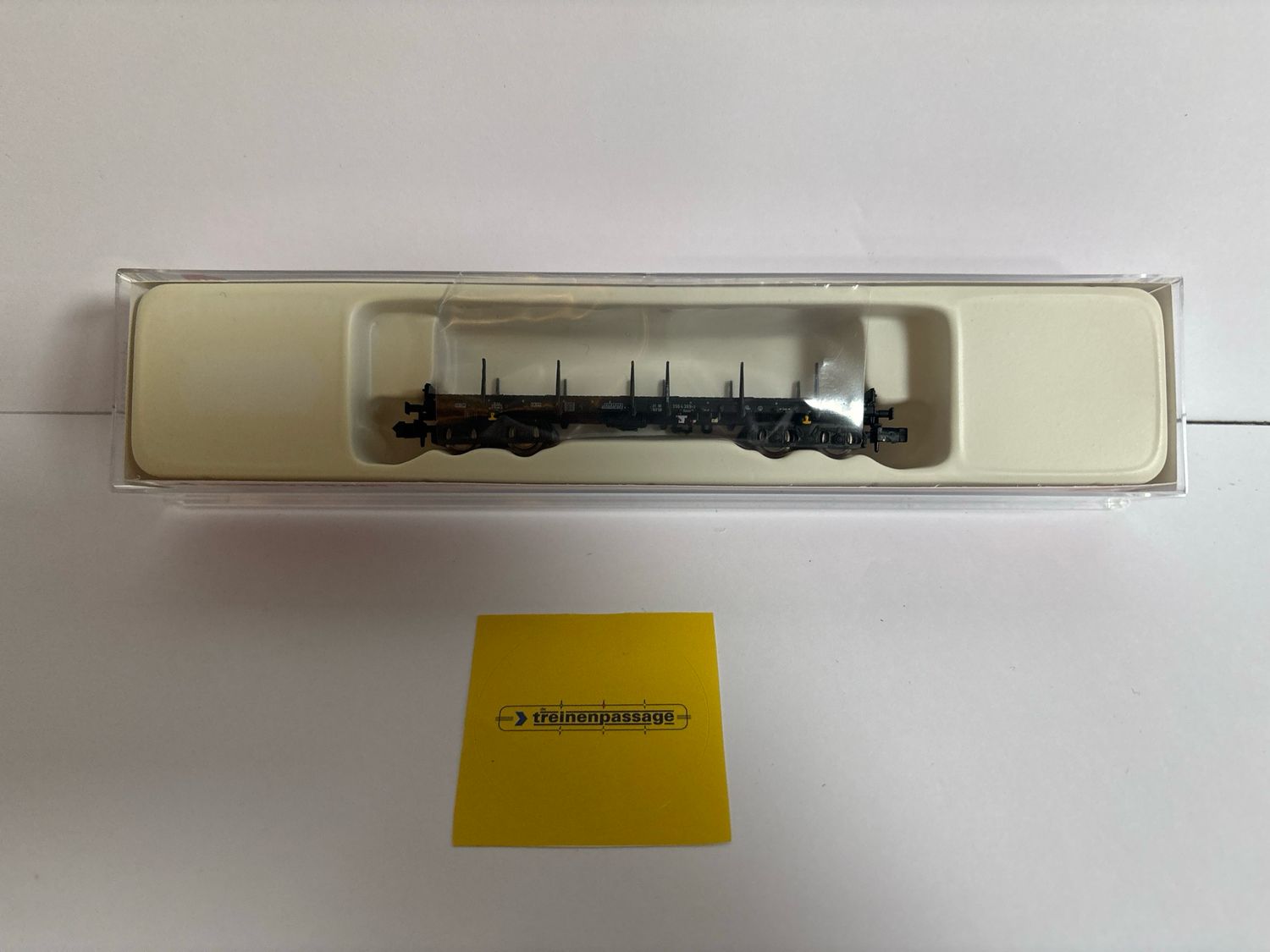 Hobbytrain H23860 - 4-asser Platte wagon Remms 663 DB , IV   N