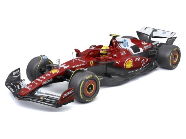 Bburago 1:18 - Ferrari SF-25 #44 Lewis Hamilton F1 seizoen 2025 – in luxe hard case –