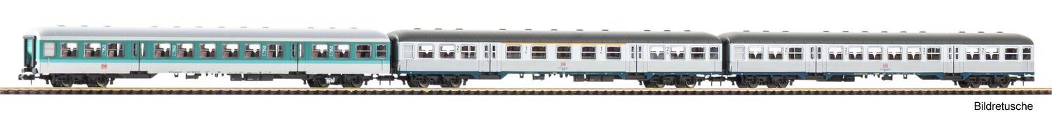Piko 40656 - N| Silberling personenrijtuigenset, DB AG 3-delig