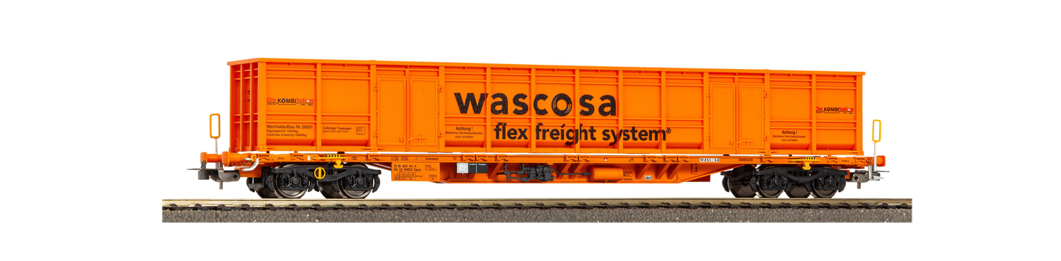 Piko 24553 - Containertragwg. Sgnns mit E-Aufbau CH-Wasco VI H0
