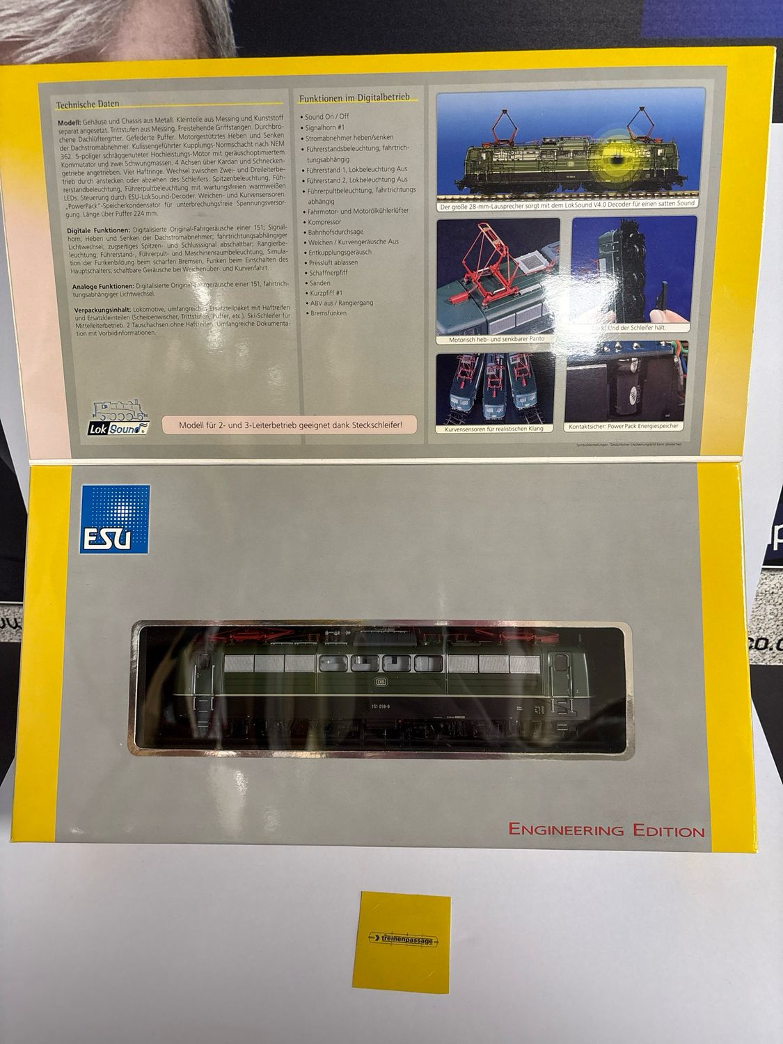 ESU 31033 - Electrische locomotief, BR 151 018 DC/AC H0