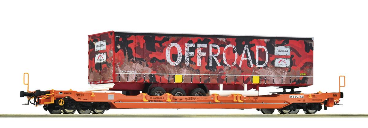 Roco  6600179 - Taschenwagen T5, Wascosa H0