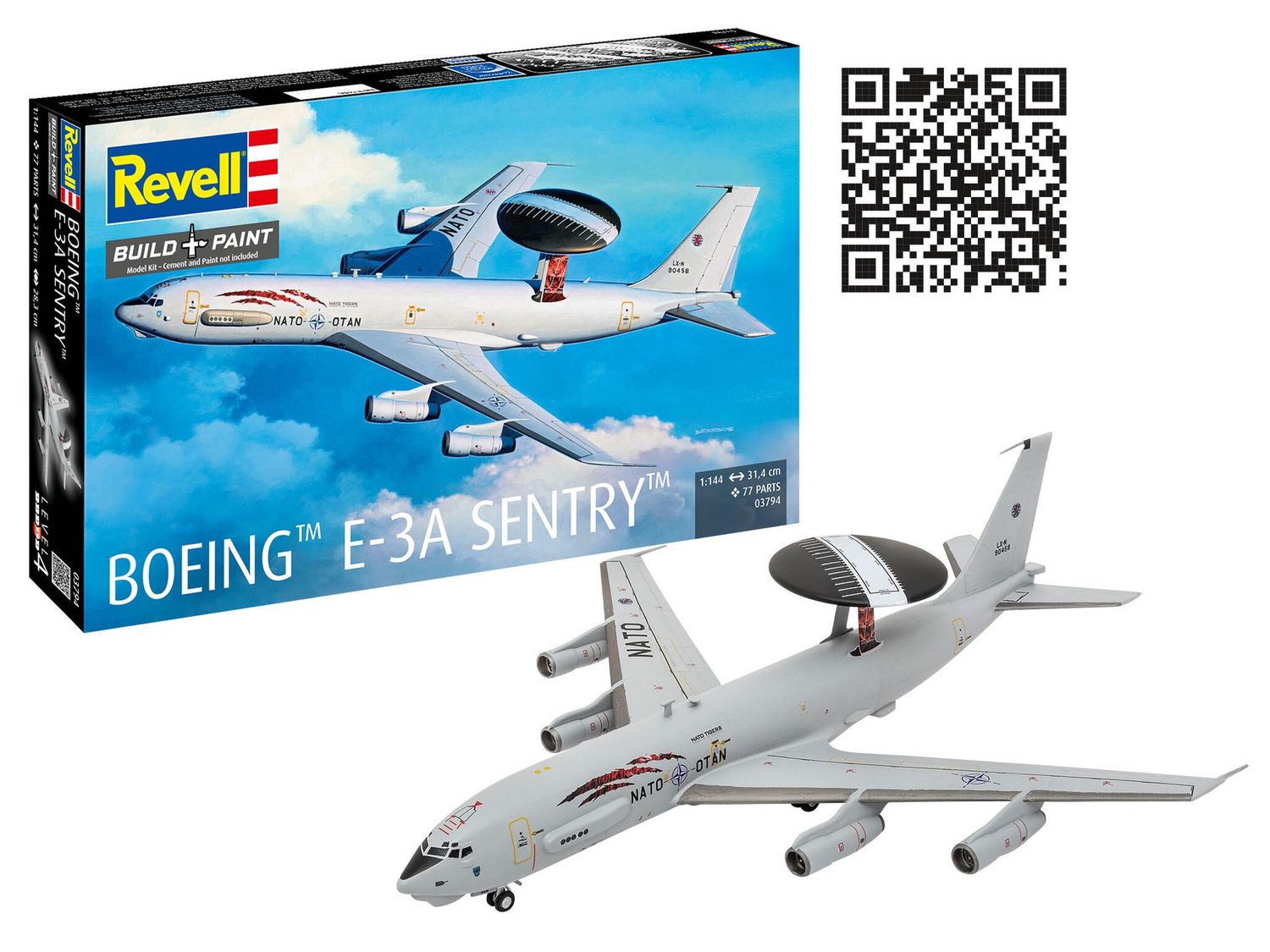 Revell 03794 -  Boeing E-3A Sentry 1:144