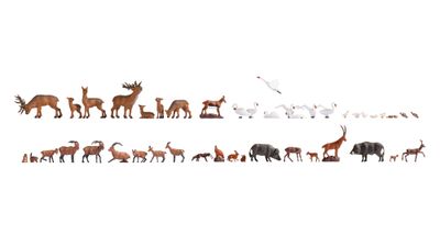 Noch 16053 - H0 | Wilde dieren (45 figuren)