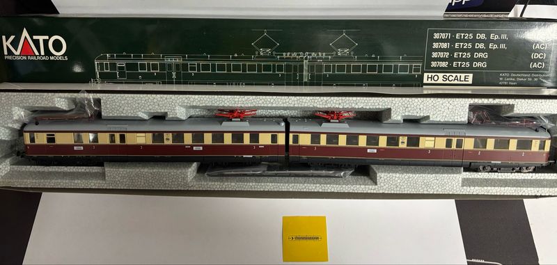 Occasion  | Kato 307072 - Tweedelige treinstel ET25, DRG, DC,H0