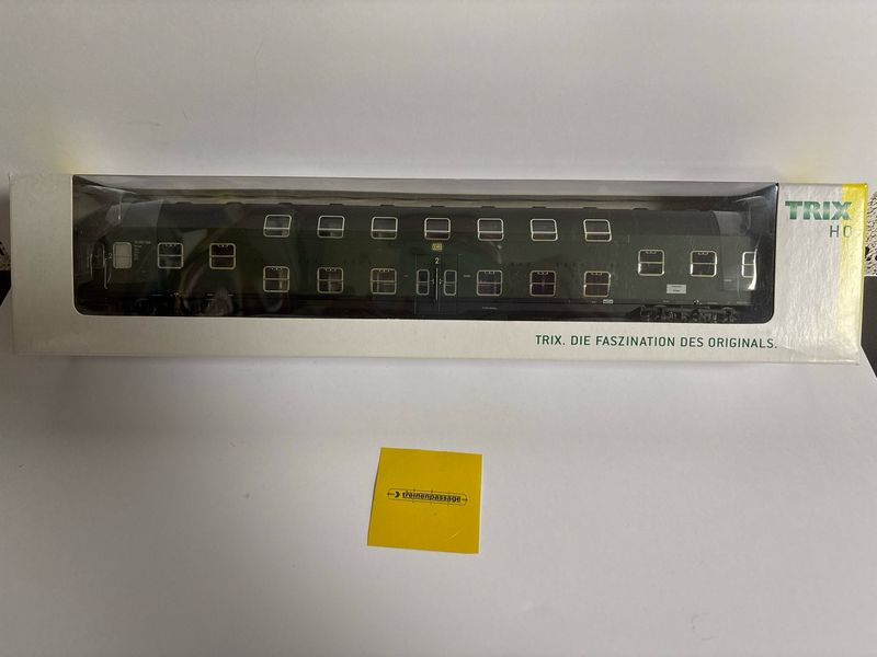 Occasion  | Trix 23464 - Doppelstockwagen 2e klas DB, III , H0, DC