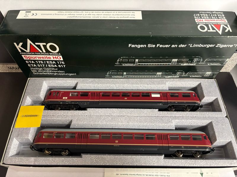 Occasion  | Kato 73331 - ~ETA 176.004 + ESA 176.008 "Limburgere Zigarre", AC, H0