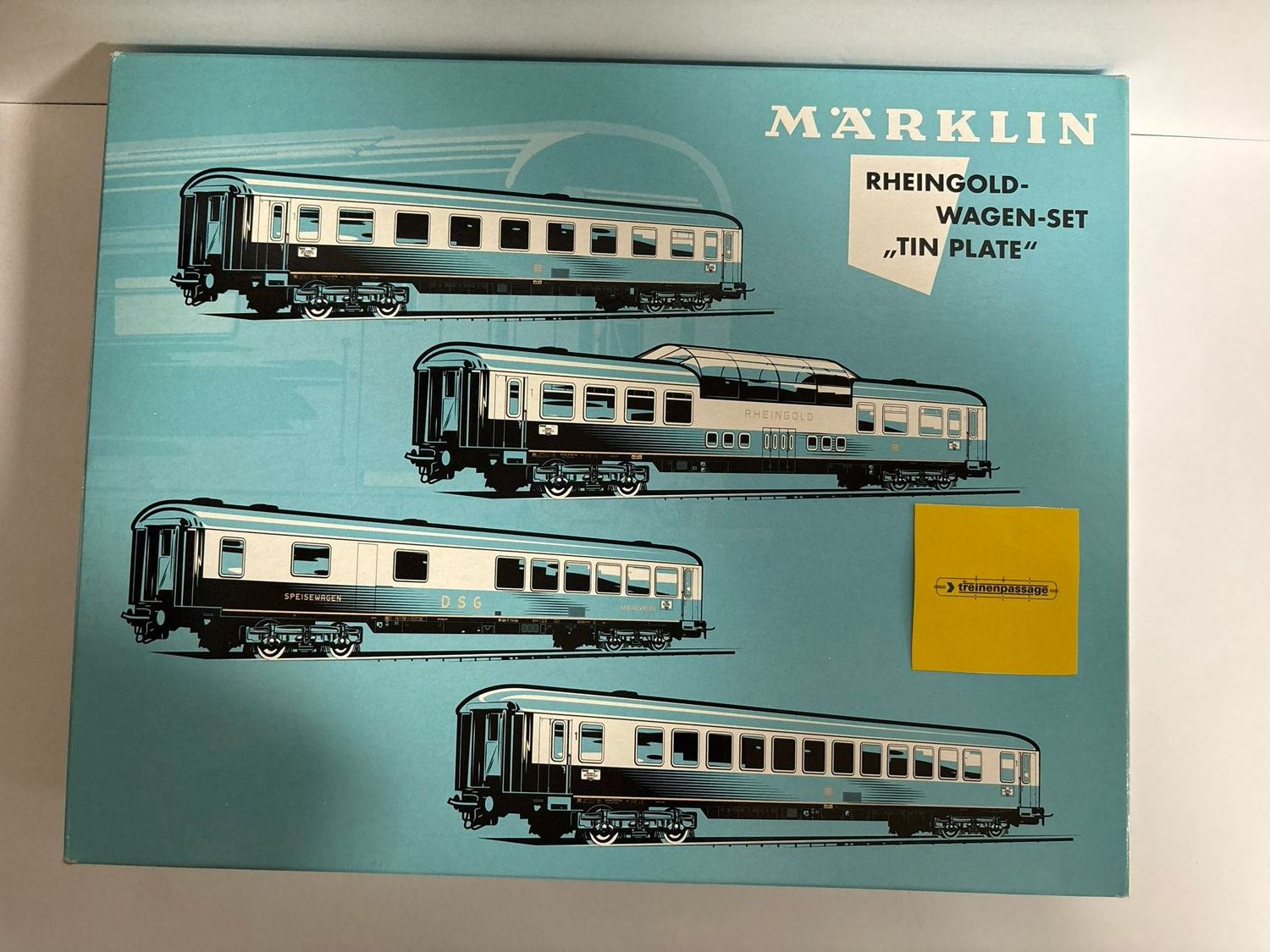 Occasion  | Märklin 40851 - Set Rheingold-rijtuigen "Tin Plate", H0, AC