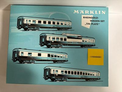 Occasion | Märklin 40851 - Set Rheingold-rijtuigen "Tin Plate", H0, AC