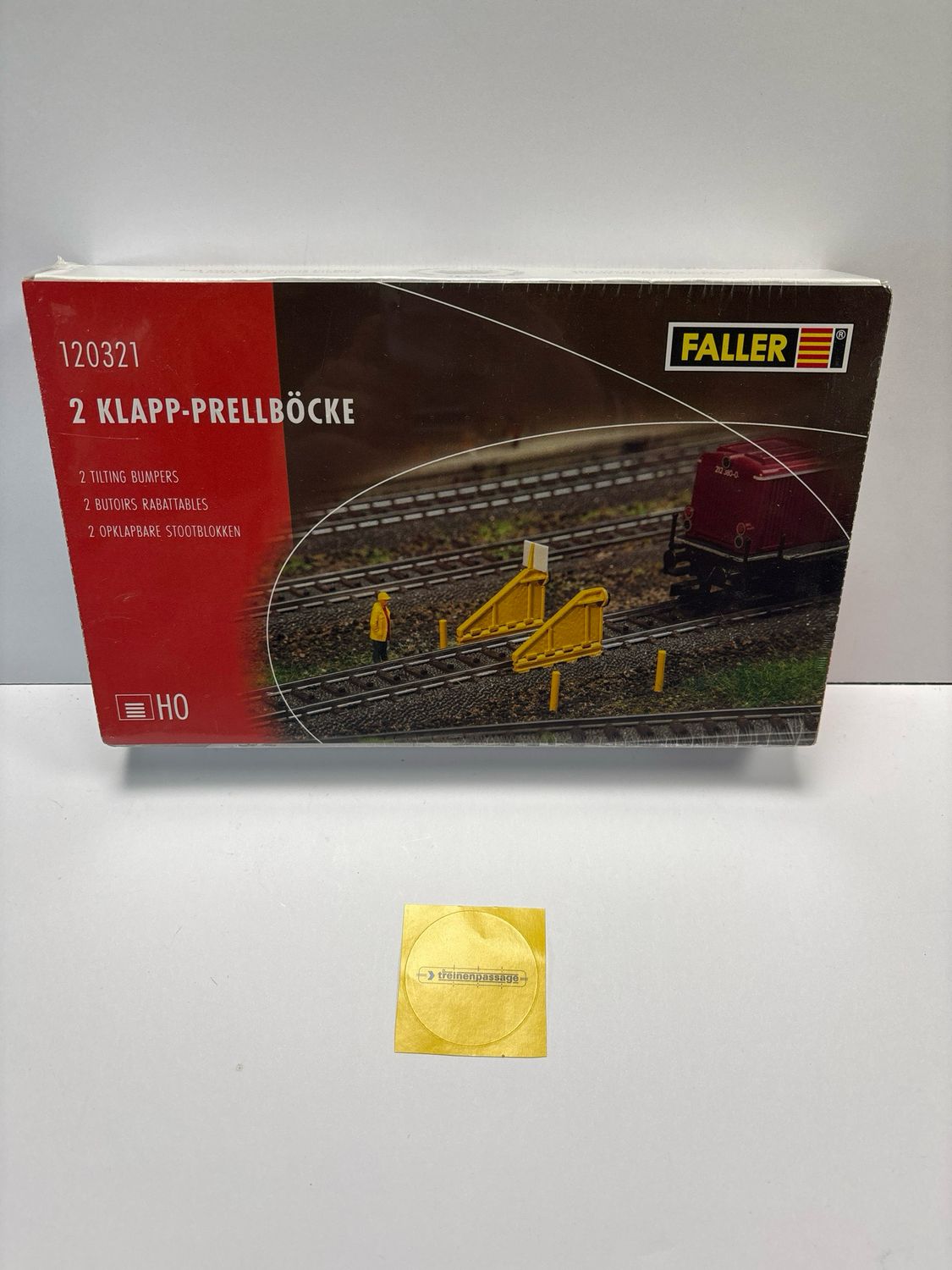 Faller 120321 - Twee opklapbare stootblokken H0