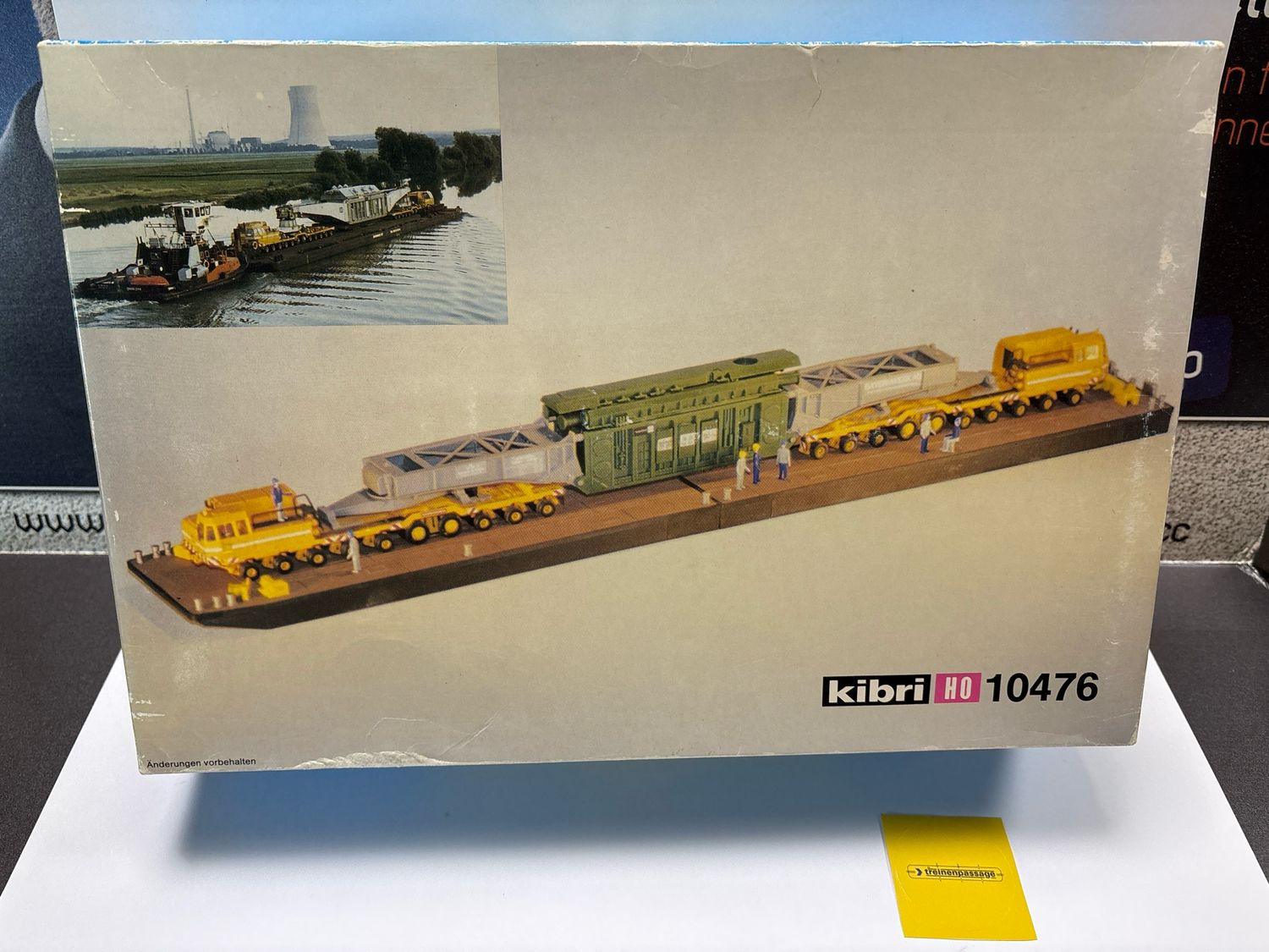 Kibri 10476 - Schwerlastponton mit Trafotransport H0 H0