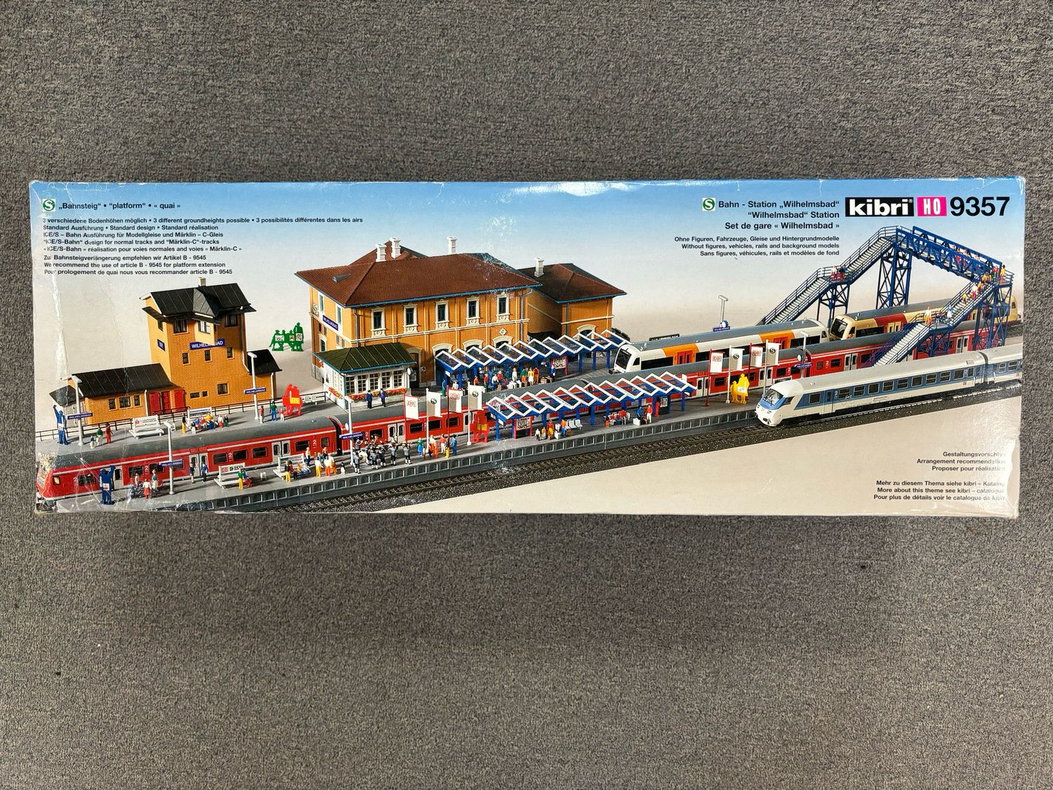 Kibri 9357 - S Bahn station "Wilhelmsbad" H0