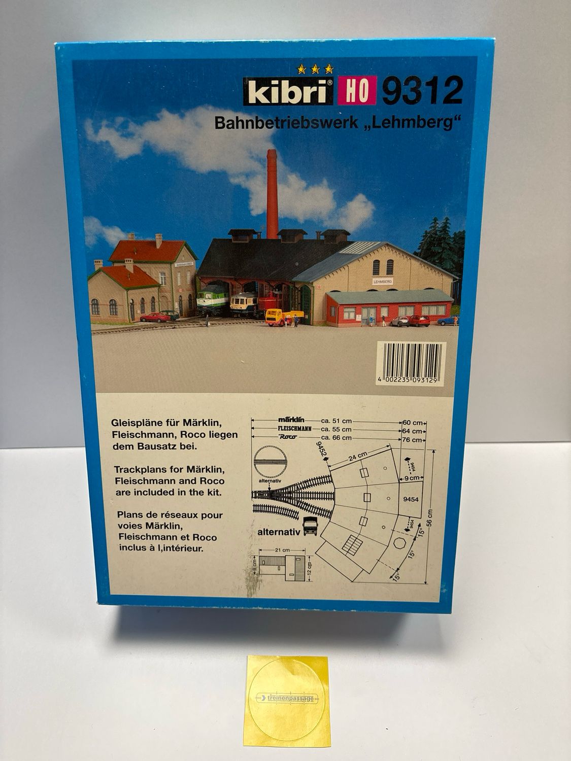 Kibri 9312 - Spoorwegdepot "Lehmberg" H0