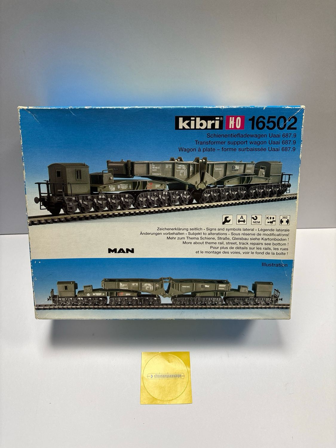 Kibri 16502 - Transformatorwagon  H0