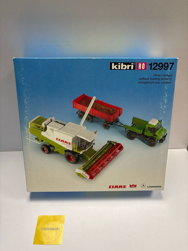 Kibri 12997 - Claas Harvester en Unimog  H0
