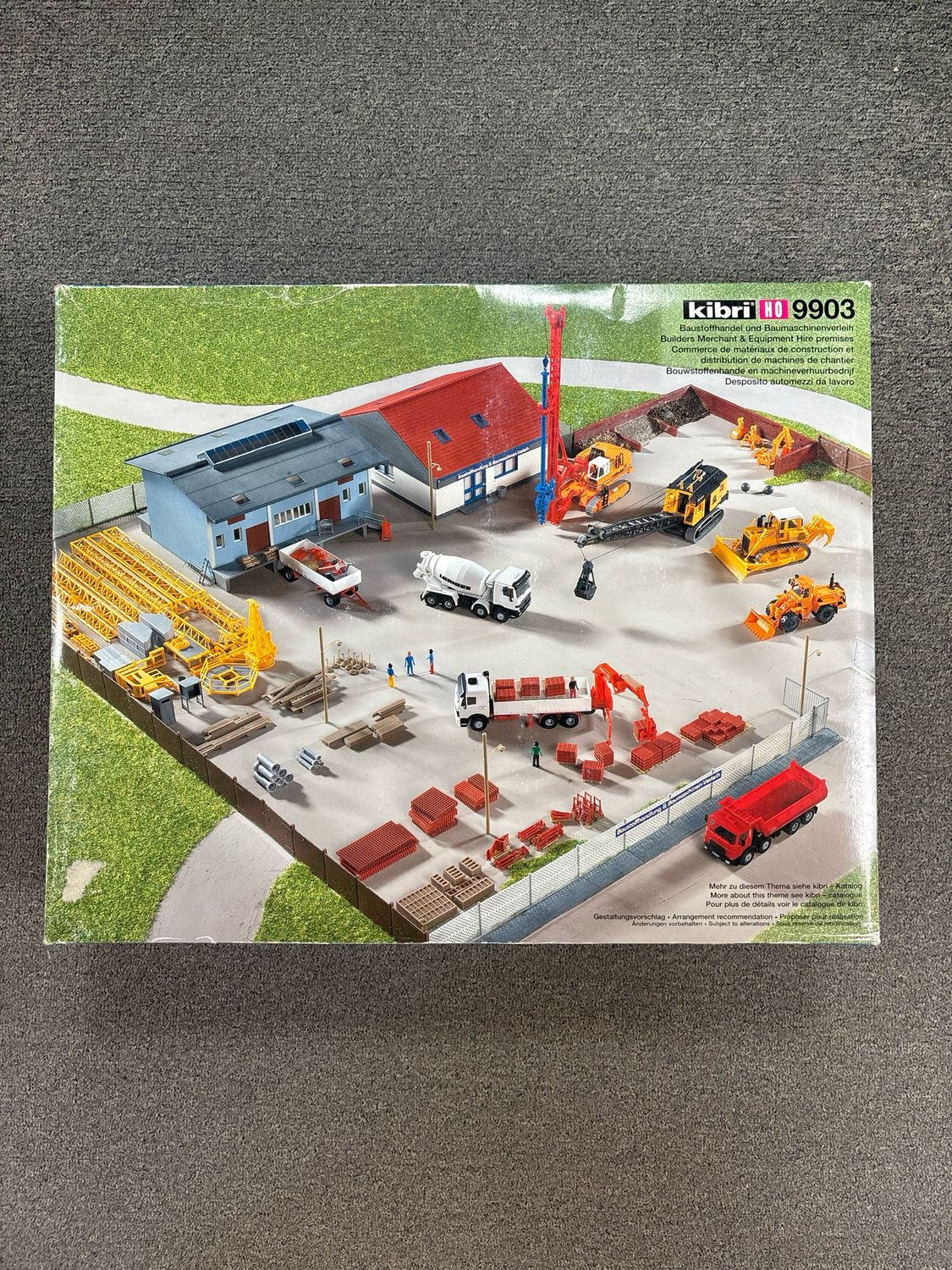 Kibri 9903 - Bouwstoffenhandel en machineverhuurbedrijf H0