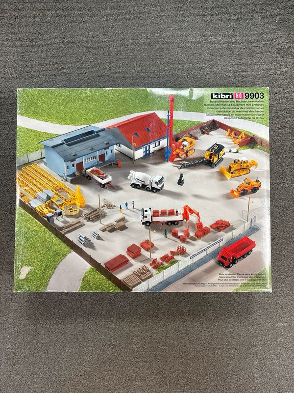 Kibri 9903 - Bouwstoffenhandel en machineverhuurbedrijf H0