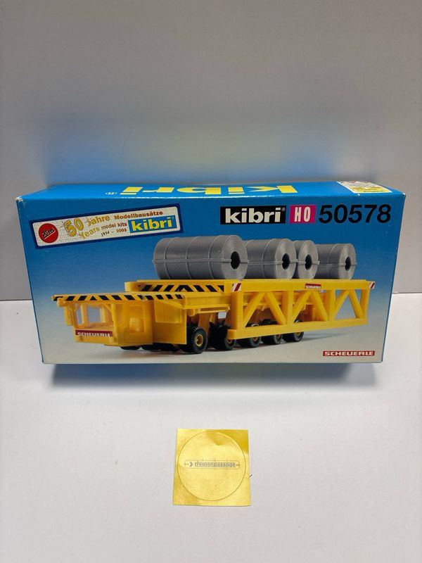Kibri 50578 - Scheuerle staalroltransporter H0