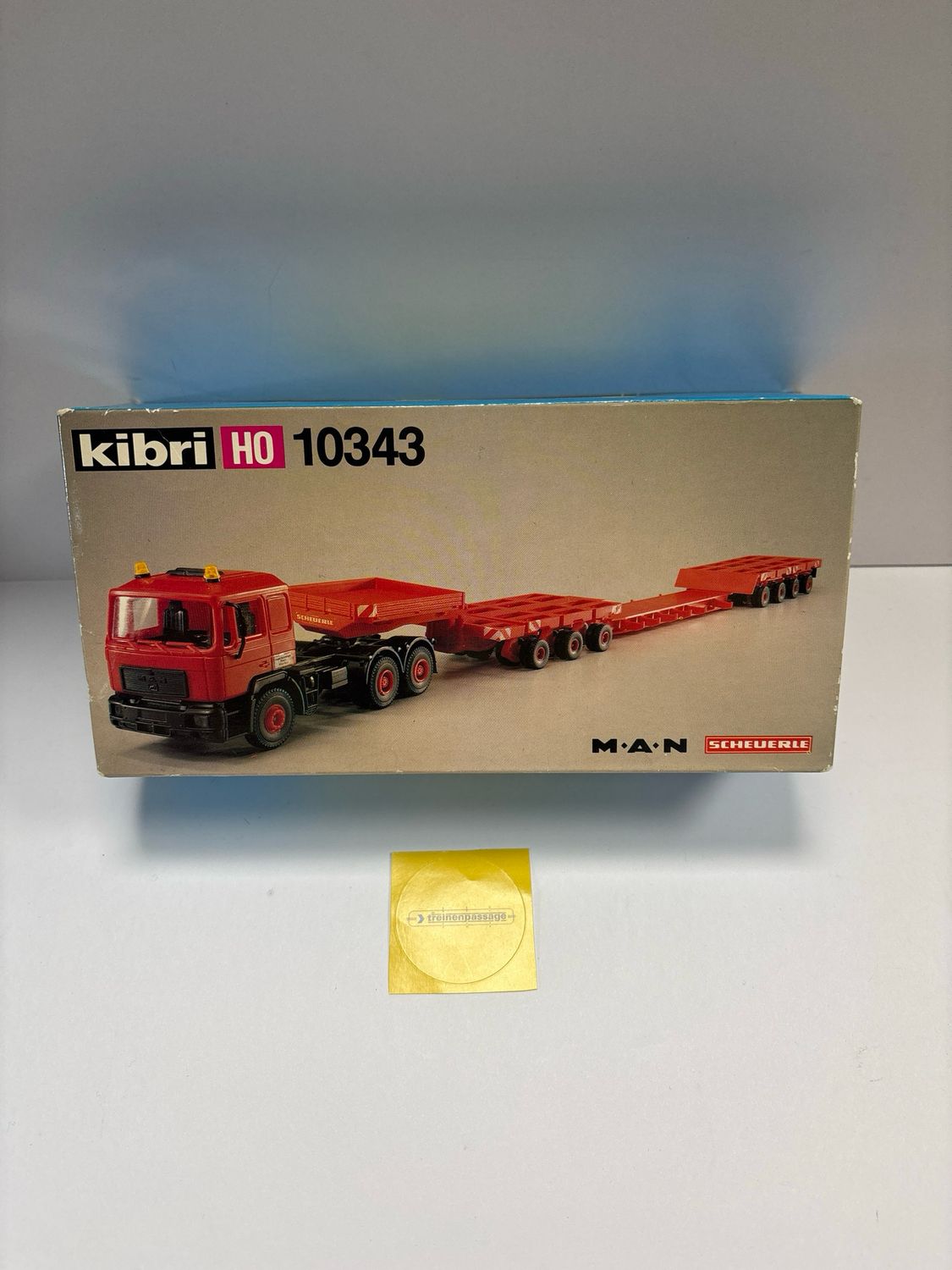 Kibri 10343 - MAN Scheuerle dieplader  H0