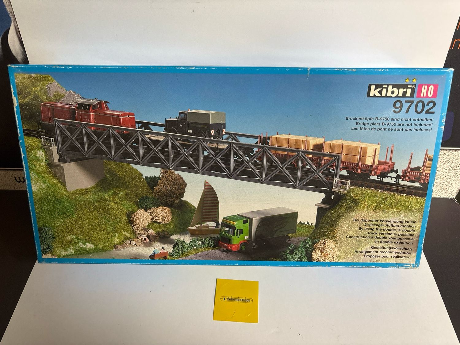 Kibri 9702 - Vakwerkbrug van staal, enkelsporig H0