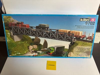 Kibri 9702 - Vakwerkbrug van staal, enkelsporig H0