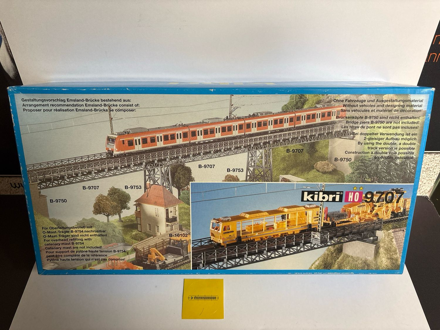 Kibri 9707 - Vakwerkbrug van staal, enkelsporig H0