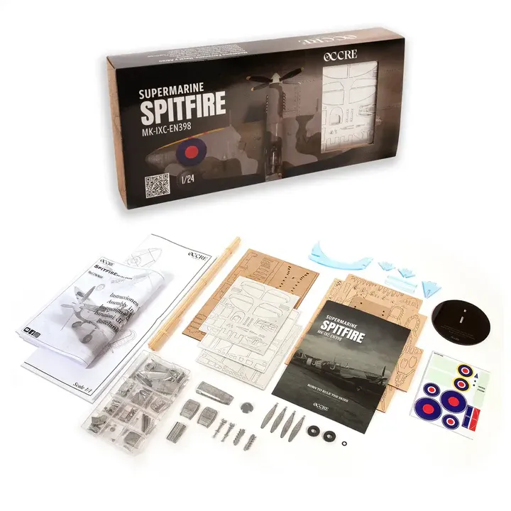 Occre 2WW01 - Supermarine Spitfire Mk IXc EN398 Aircraft Model – World War II 1:24