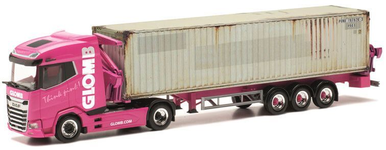 Herpa 1:87 - DAF XG C.Sl. 40 ft. Cont. Glomb