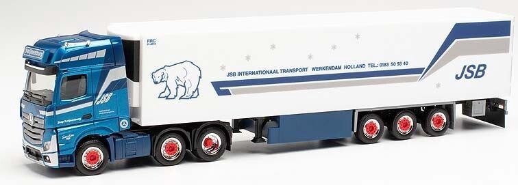 Herpa 1:87 - Mercedes Benz Actros G. 6x2 K.Sz. JSB Transport (NL)