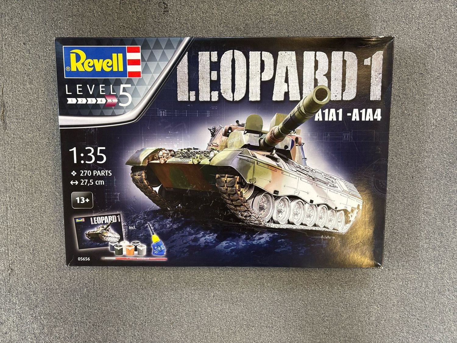 Revell 05656 - Leopard 1A1A1 - A1A4 (inclusief lijm en verf) 1:35