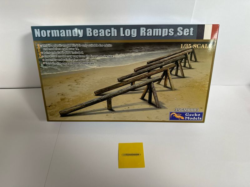 Gecko Models 35GM0083 - Normandy Beach Log Ramps Set 1:35